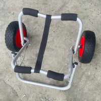 Kayak Trolley Black and Red Watercraft Trolley Solid Tires