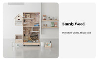 Easy to Easy-cleanConditioned Chinchilla Enclosure Pull-out Drawer Pet Cabinet Gnaw-resistantSafe Rodent Enclosure Ventilated Design for Families with Children, Indoor, Indoors, Living Room, Bedroom