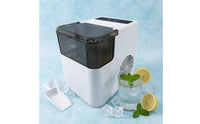 Translucent Lid Ice Maker White Housing Countertop Ice Maker for Home Use