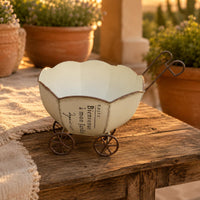 Pumpkin Planter Rim Garden Decor Drainage Hole