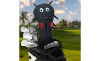 Cartoon Driver Headcover Structured Ladybug Headcover Cute Golf Club Head Cover for Golfers
