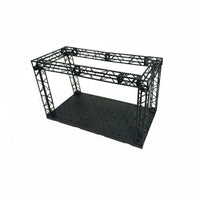 DIY Hangar Display Base Color Changing Lights Light-up Display Stage Modular Design Action Figure Concert Stage for Diorama Building, Toy Photography