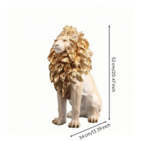 Lion Decor Statue Modern-Luxe Home Decoration Lion Elegant for Office, Sofa Side