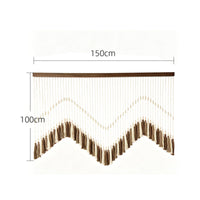 Macrame Wall Hanging Handmade Tassel Wall Art Woven for Bedroom