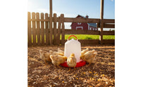 Automatic Chicken Feeder PP Material Bucket Type Chicken Feeder Heavy Duty for Farm, Backyard