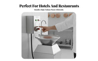 Commercial Dishwasher High Efficiency Automatic Warewasher Quick Cleaning Ing Cycle Hood Type Dishwasher for Restaurant Owners, Cafeteria Managers