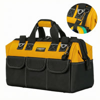 Rectangular Tool Bag Structured Zipper Tool Bag Carrying Handles