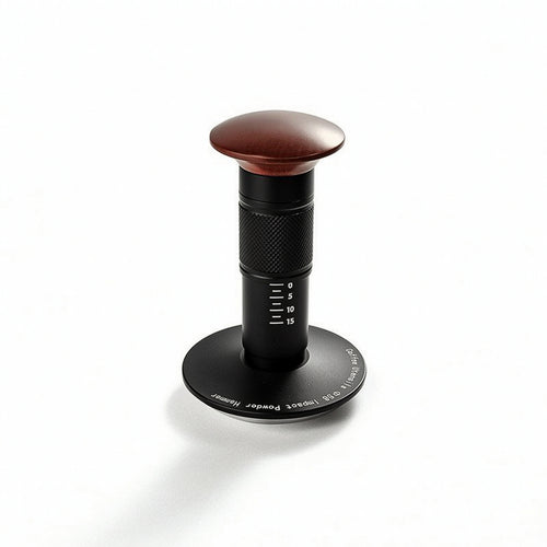 Coffee Tamper with Pressure Scale Consistent Coffee Tamper Knurled for Espresso Lovers, Baristas
