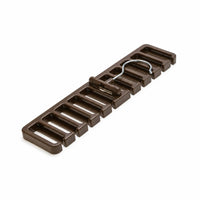 10-Slot Belt Hanger Slotted Belt Storage Rack Rectangular