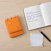 TACOTACO Mini Loose-Leaf Notebook with Hard Cover, Portable Pocket-Sized Journal for Daily Notes, Meetings, and Planning