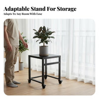 Rolling Plant stand With casters Rolling Pot Mover Easy to Move for Patio, Office
