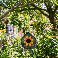 Hanging Bird Feeder with Iron House Design, Waterproof Outdoor Bird Feeder for Garden Decor, European Style Hollow Garden Bird Feeder for Patio
