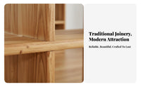 Mortise and Tenon Joinery Solid Wood Cube Shelf Versatile Placement Wooden Cube Bookshelf Rounded Corners Wooden Grid Bookshelf Removable Back Panels for Homeowners, Apartment Dwellers, Living Room, Bedroom, Office, Balcony