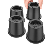 4 Pieces Furniture Leg Riser Textured Grip Furniture Lift Block Wide Base