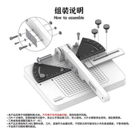 LIANG Tool Angle Cutter Effort-Saving Guillotine 2 Replacement Blades 0236a-b