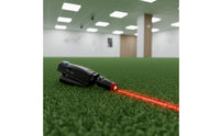 Two-Mode Putting Laser Alignment Tool Adjustable Putting Alignment Laser Matte Black Training Aid Rotatable for Beginners