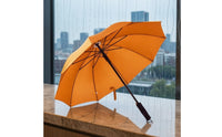 Water-Repellent Straight-Handle Umbrella Waterproof 10 Rib Umbrella Windproof Business for Professionals