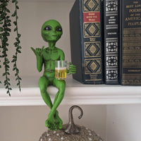 RESIN Statue树脂外星人UFO户外侏儒花园雕像摆件装饰