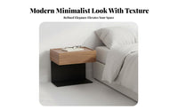Minimalist Design Floating Nightstand Wall-Mounted Floating Drawer Cabinet Space-Saving Bedside Table Easy to Clean for Apartment Dwellers, Homeowners, Students, Small Areas, Dorm Room, Entryway, Hallway