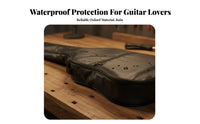 Oxford Cloth Guitar Pouch Waterproof Acoustic Guitar Gig Bag Instrument Carrier Water-Resistant Side Carry Handle for Beginners