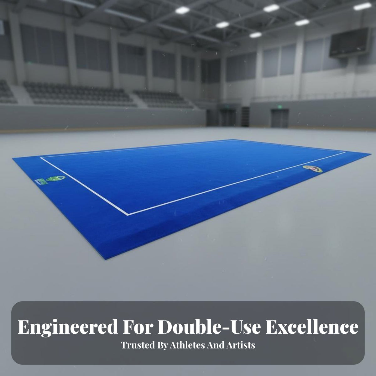 Fighting Arts Competition Carpet Wear-Resistant Wushu Training Mat Sturdy Rhythmic Gymnastics Floor for Gymnasts, Athletes, Gymnasium, Dojo