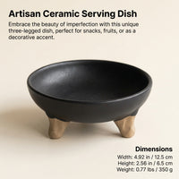 Wabi-Sabi Ceramic Dish, Minimalist Japanese Style