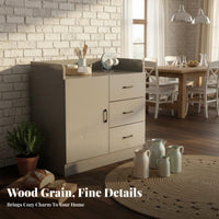 Dining Room Buffet Cabinet Large Capacity Dining Room Sideboard Simple Design Kitchen Storage Cupboard for Homeowners, Families, Entryway, Home Office