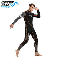 Water Pro3mm长袖潜水服男女情侣套装连体保暖水母衣浮潜服防寒服