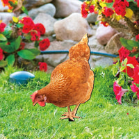 Acrylic Chicken Garden Yard Art Decorative Stake