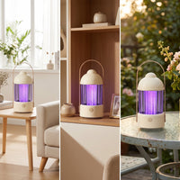 Lamp with Handle Compact Fly Catcher with Plug Easy to Use for Dorm Room