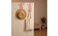 2 Pieces over-Door Hook with Bow Flirtatious for Bedroom, Bathroom