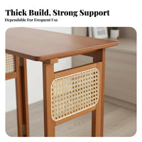 Foldable Desk and Chair Set Space-Saving Computer Table Portable for Study Area