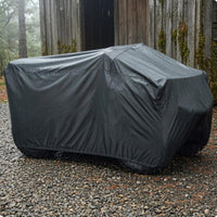 210D Oxford Cloth Waterproof ATV Cover Snug Fit ATV Cover Black Weather Guard Elastic Hem