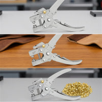 Handheld Punch Plier with Eyelets Eyelet Hole Punch Pliers Easy to Use Handheld Eyelet Plier for Crafters, Belt Making