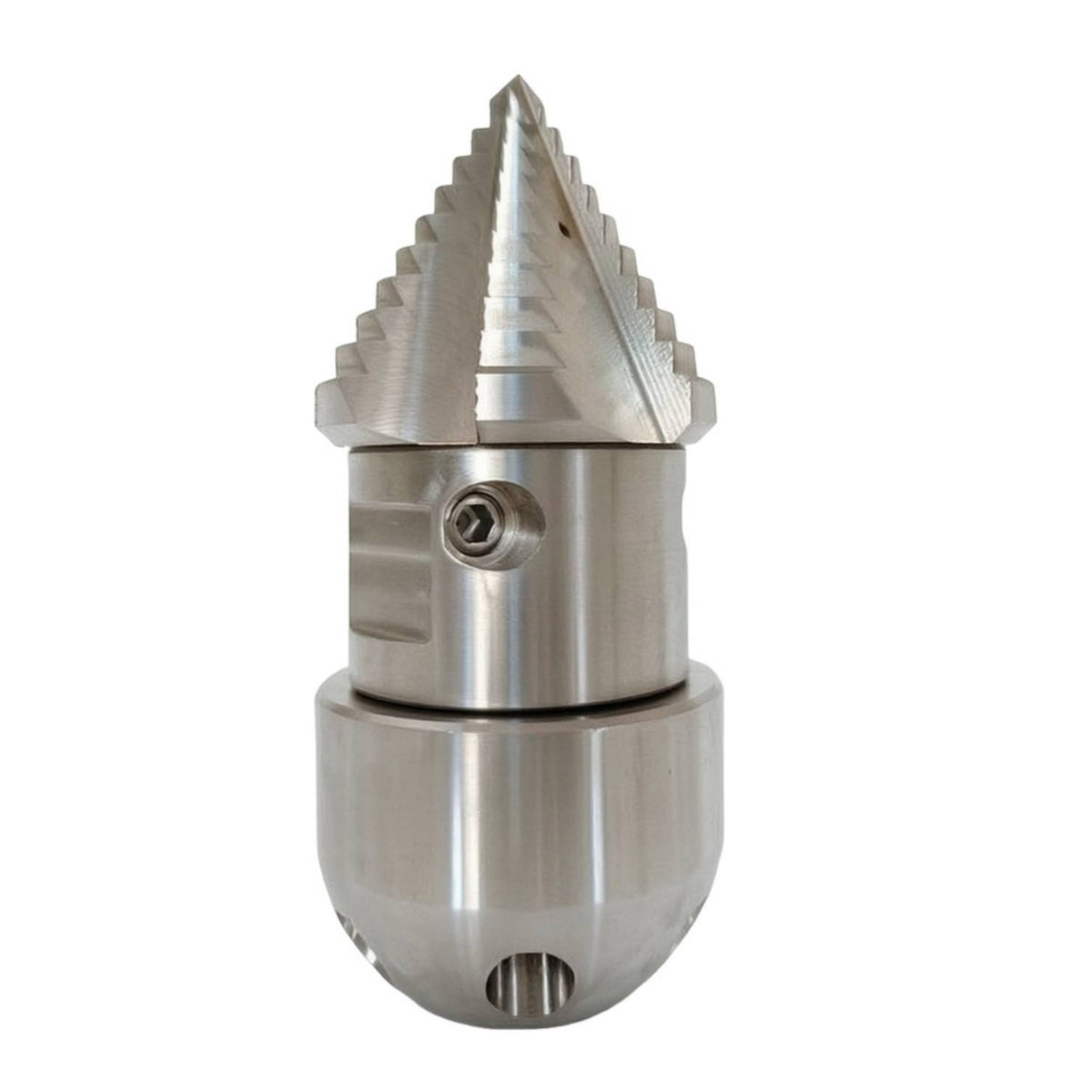 Rotary Nozzle with Ceramic Outlet Rotating Stainless Steel tube Cleaning Nozzle Industrial for Plumbers