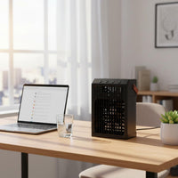 7 Color Night Light Desktop Water Fan 3 Wind Speeds Portable Air Cooler Mini Air Conditioner for Office, Bedroom