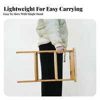 3-Step Folding Stool Foldable 3-Step Stepladder Wide Step S for Closet, Adults