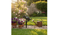 Outdoor Decorative Sign Cast Iron Garden Sign Metal Lawn Plaque Rust Resistant Yard Stake Vintage Ornament Suitable for Park Garden Home