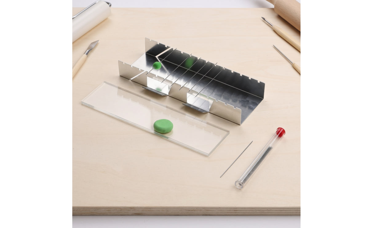 DIY Tool Kit with Pointed Implement Tool Transparent Aluminum Rack with Acrylic Plate Heavy-Duty for Crafters, Hobbyists