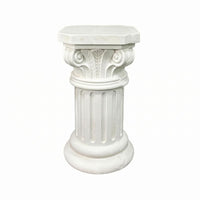 Roman Column Pedestal White Roman Pillar Decor Classic