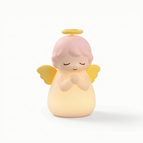 Angel Silicone Lamp Dimmable Angel Night Gentle Glow for Bedroom, Kids