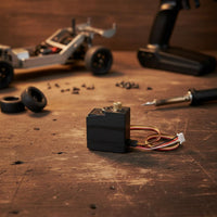 5 Wire Steering Servo Easy to Install Steel Gear Servo Low Noise Remote Control Part