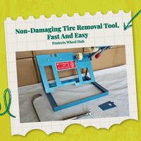 Vacuum tire changer for scooters