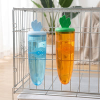 Carrot Water Dispenser Bunny Water Bottle, Bunny Water Dispenser Nozzle for Hamsters and Guinea Pigs
