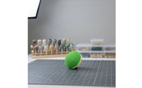 Round Sewing Needle Cushion Yellow Underside Lace-Trimmed Needle Cushion Strap
