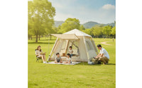 Easy Setup Freestanding Inflatable Cabin Tent Waterproof Air Tent with Awning Quick Inflating Shelter for Families
