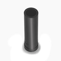 5毫米电吉他颤音杆管 25.6x7.5毫米塑料插座 吉他贝斯配件 黑色