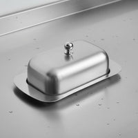 Stainless Steel Butter Dish Multipurpose Metal Cheese Box Dishwasher Safe