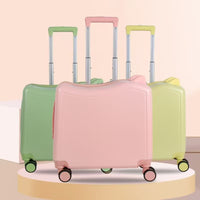 Telescopic Handle Carry on Kids Suitcase Molded Front Children's Suitcase