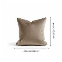 Color Piped Throw Pillow Cover Zipper Decorative Velvet Cushion Home Decor Decoration for Bed
